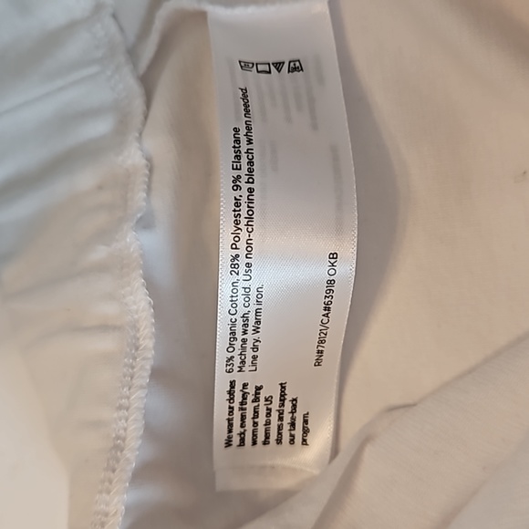 Eileen Fisher | NWT Women's White Cotton Blend Ponte High Waist Ankle Pants  XL - Picture 8 of 10